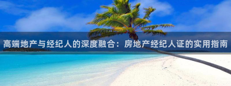 新宝5登录测速中心：高端地产与经纪人的深度融合：房地产经纪人