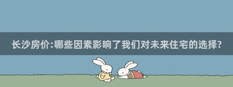 新宝娱乐5：长沙房价:哪些因素影响了我们对未来住宅的选择?