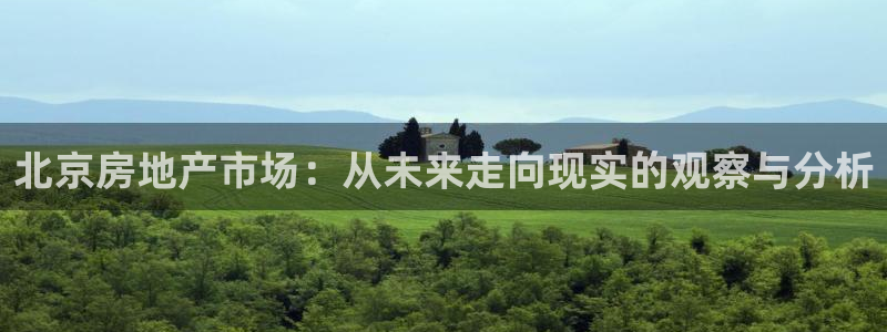 新宝5上70 667：北京房地产市场：从未来走向现实的观察与