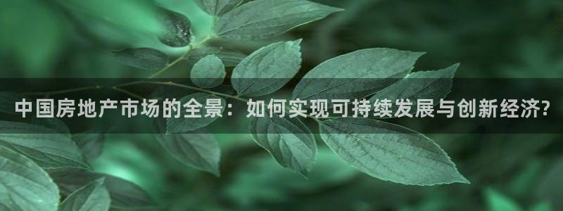 新宝5侹刔：中国房地产市场的全景：如何实现可持续发展与创新经