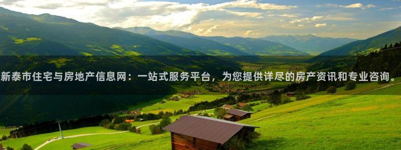 新宝5娱乐主管：新泰市住宅与房地产信息网：一站式服务平台，为