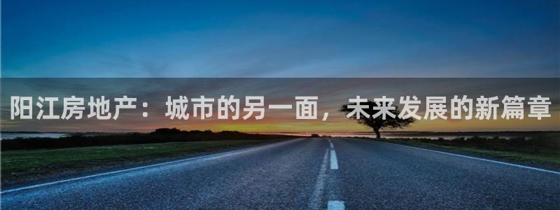 新宝5测速登录：阳江房地产：城市的另一面，未来发展的新篇章