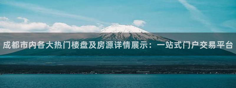 i新宝5：成都市内各大热门楼盘及房源详情展示：一站式门户交易