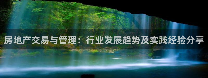 新宝5注册流程：房地产交易与管理：行业发展趋势及实践经验分享